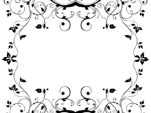  现代黑白 装饰花纹 黑白贴图 漂亮素材黑白 