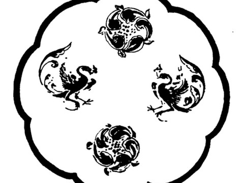 现代黑白 装饰花纹 黑白贴图 漂亮素材黑白 
