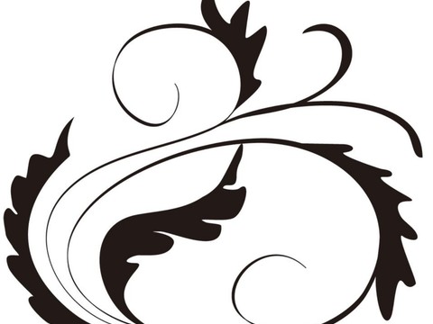 现代黑白 装饰花纹 黑白贴图 漂亮素材黑白 
