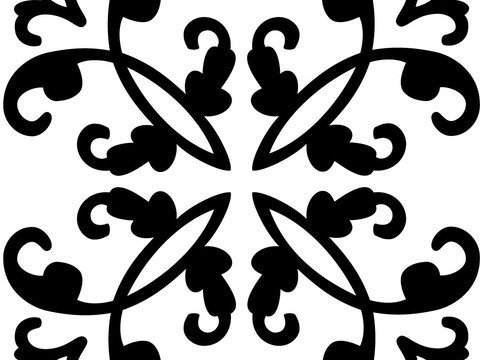  现代黑白 装饰花纹 黑白贴图 漂亮素材黑白 