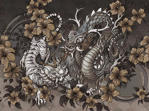  棕色动植物壁纸 