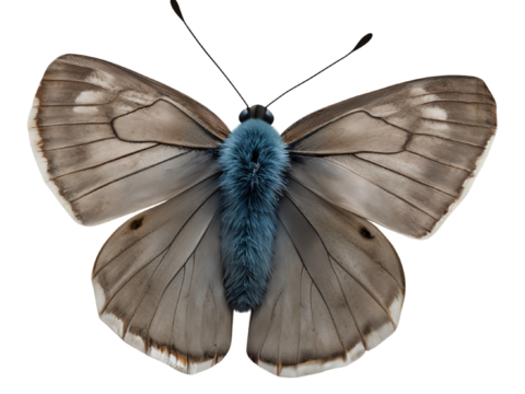  免抠蝴蝶 灰色蝴蝶 蓝色蝴蝶 飞蛾 展开 俯视 