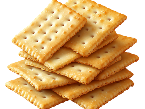  免抠饼干 梳打饼 四方饼干 