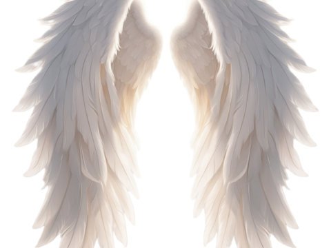  免抠天使翅膀 展开 翅膀 
