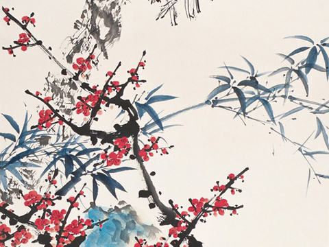  新中式水墨画挂画 