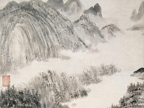  新中式水墨画挂画 