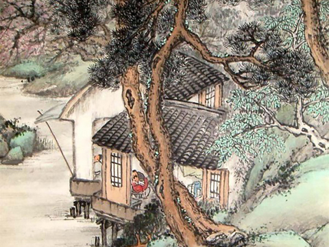  新中式水墨画挂画 