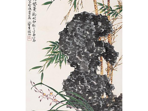  新中式水墨画挂画 