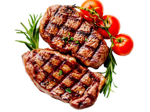  免抠牛排  套餐 切开 熟牛排 生牛排  带骨牛排 