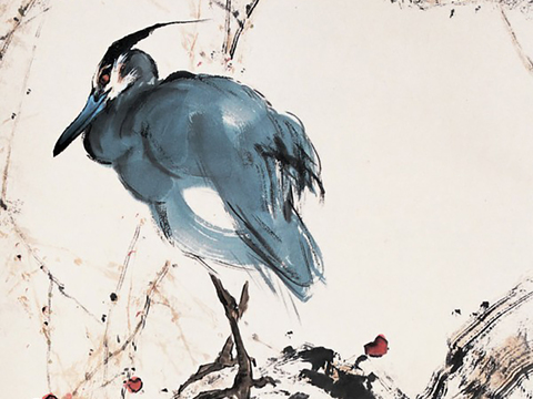  中式水墨画挂画 