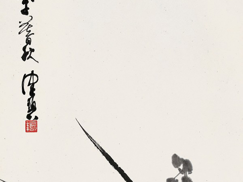  中式水墨画挂画 