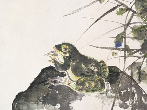  中式水墨画挂画 
