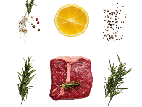  免抠牛排 牛排套餐 生牛排 牛肉 西餐 烤牛排 