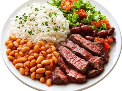 免抠牛排 生牛排 熟牛排 牛排套餐 切片 雪花牛排 米饭 
