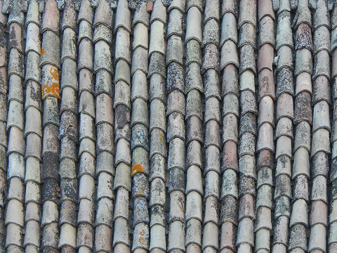  灰瓦 青瓦 瓦当 瓦片 屋顶瓦 彩钢屋顶 