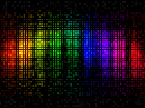  现代轻奢电子屏幕 科技感艺术屏幕 音乐律动 夜店屏幕 