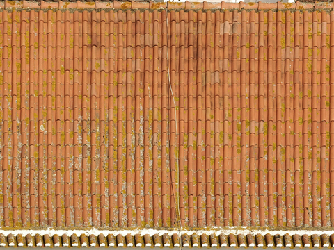  灰瓦 青瓦 瓦当 瓦片 犀顶瓦 彩钢屋顶 