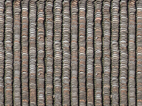  灰瓦 青瓦 瓦当 瓦片 屋顶瓦 彩钢屋顶 