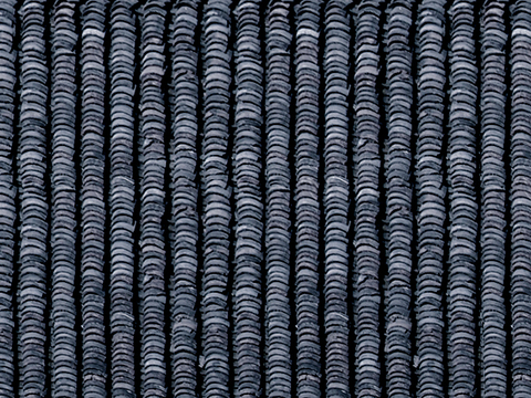  灰瓦 青瓦 瓦当 瓦片 犀顶瓦 彩钢屋顶 