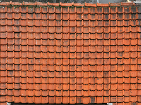  灰瓦 青瓦 瓦当 瓦片 犀顶瓦 彩钢屋顶 