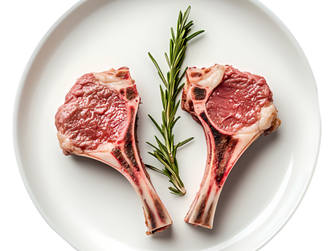  免抠牛排 烤牛排烤牛肉 羊排 扇子骨 烧烤 生牛肉 红烧排骨 