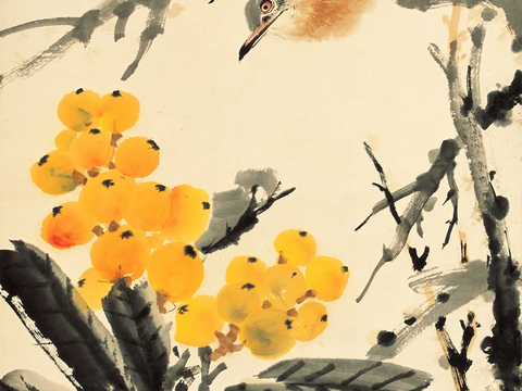 宋式新中式高清花鸟画挂画贴图 