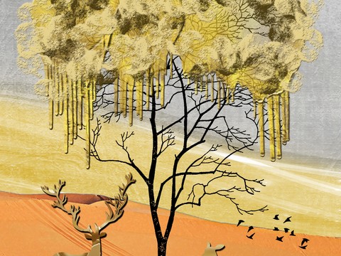  高清现代装饰画挂画 