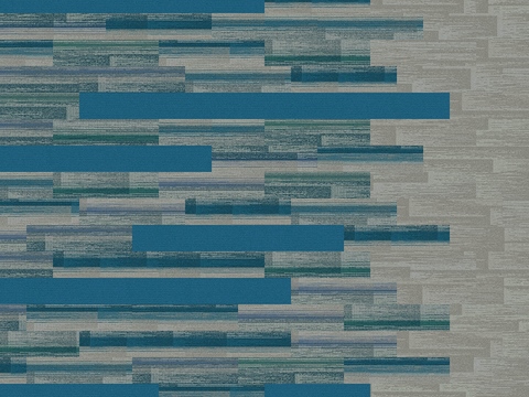  蓝色渐变地毯 