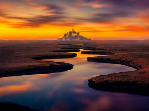 圣米歇尔山风景