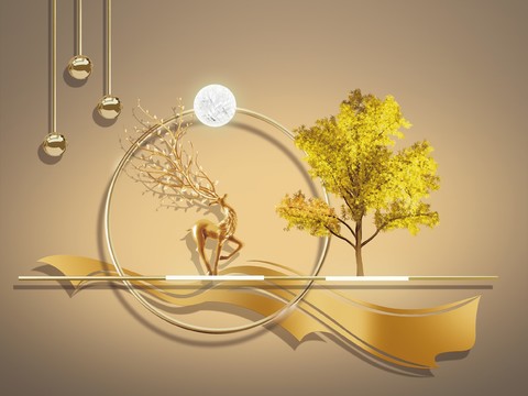  高清现代装饰画挂画 