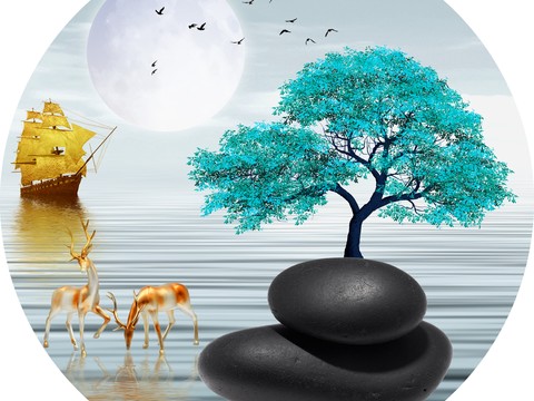  高清现代装饰画挂画 