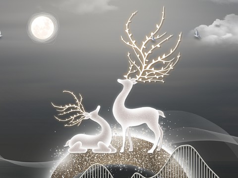  高清现代装饰画挂画 