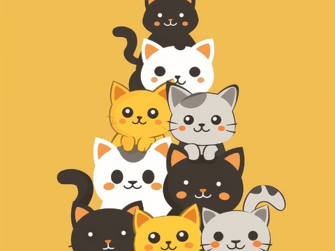  高清新款儿童房卡通挂画壁纸 