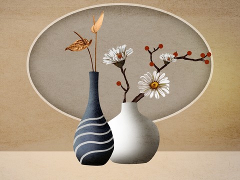  高清现代装饰画挂画 
