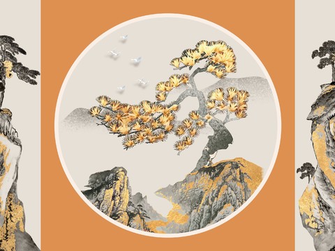  高清现代装饰画挂画 
