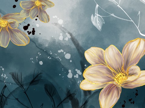  高清现代装饰画挂画 