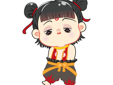  哪吒 壁纸 电影海报 二次元 动漫 卡通 