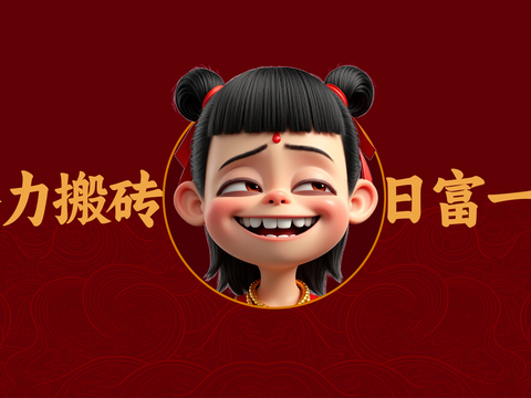  哪吒 壁纸 电影海报 二次元 动漫 卡通 