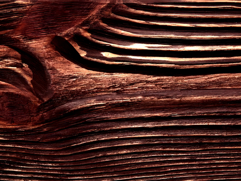  木纹 沟壑纹理 艺术 年轮痕迹 