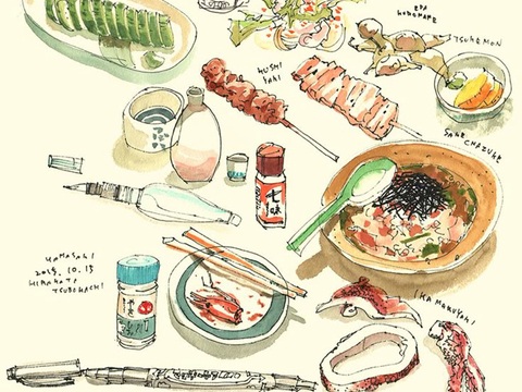  餐厅手绘黑板菜单 