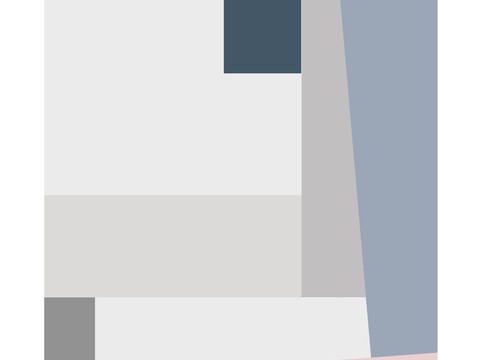  现代简约北欧抽象几何装饰画 