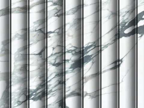  岩板大理石纹波浪艺术背景墙 