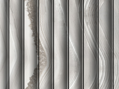 岩板大理石纹波浪艺术背景墙 