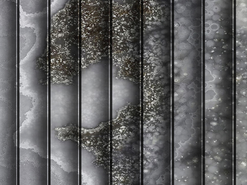  岩板大理石纹波浪艺术背景墙 