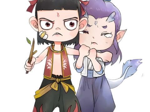  哪吒 壁纸 电影海报 二次元 动漫 卡通 