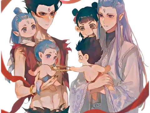  哪吒 壁纸 电影海报 二次元 动漫 卡通 