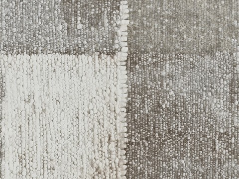  现代地毯 毛绒布料 