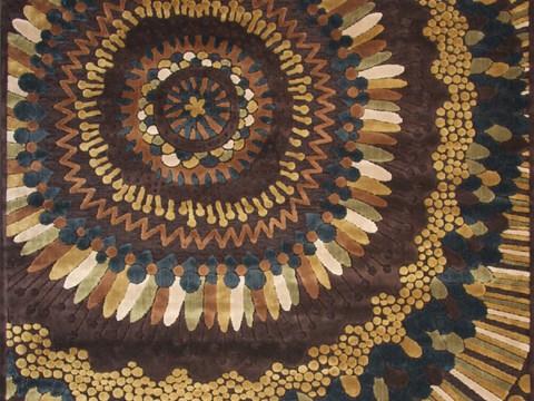  波斯地毯  中古复古地毯 块毯 花纹地毯 