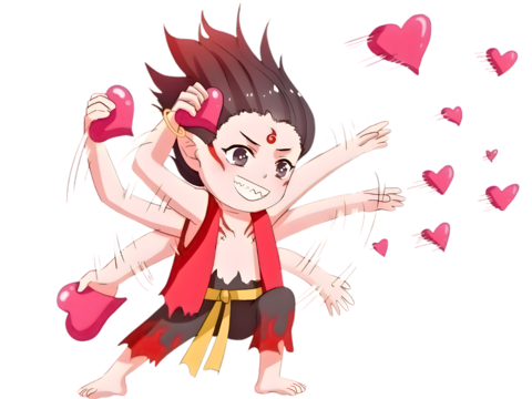  哪吒 壁纸 电影海报 二次元 动漫 卡通 