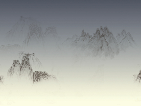  水墨装饰画 